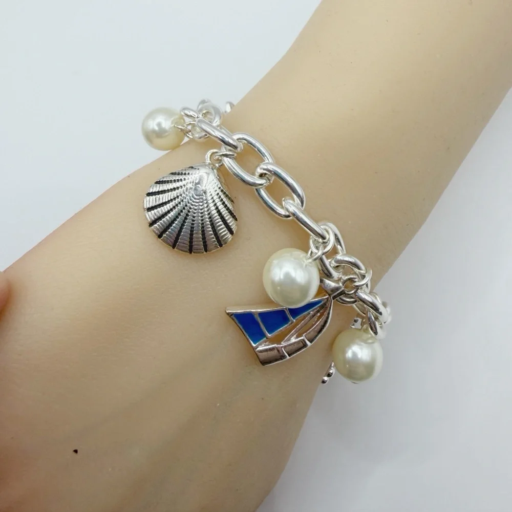 Avon Set Sail Nautical Charm Bracelet